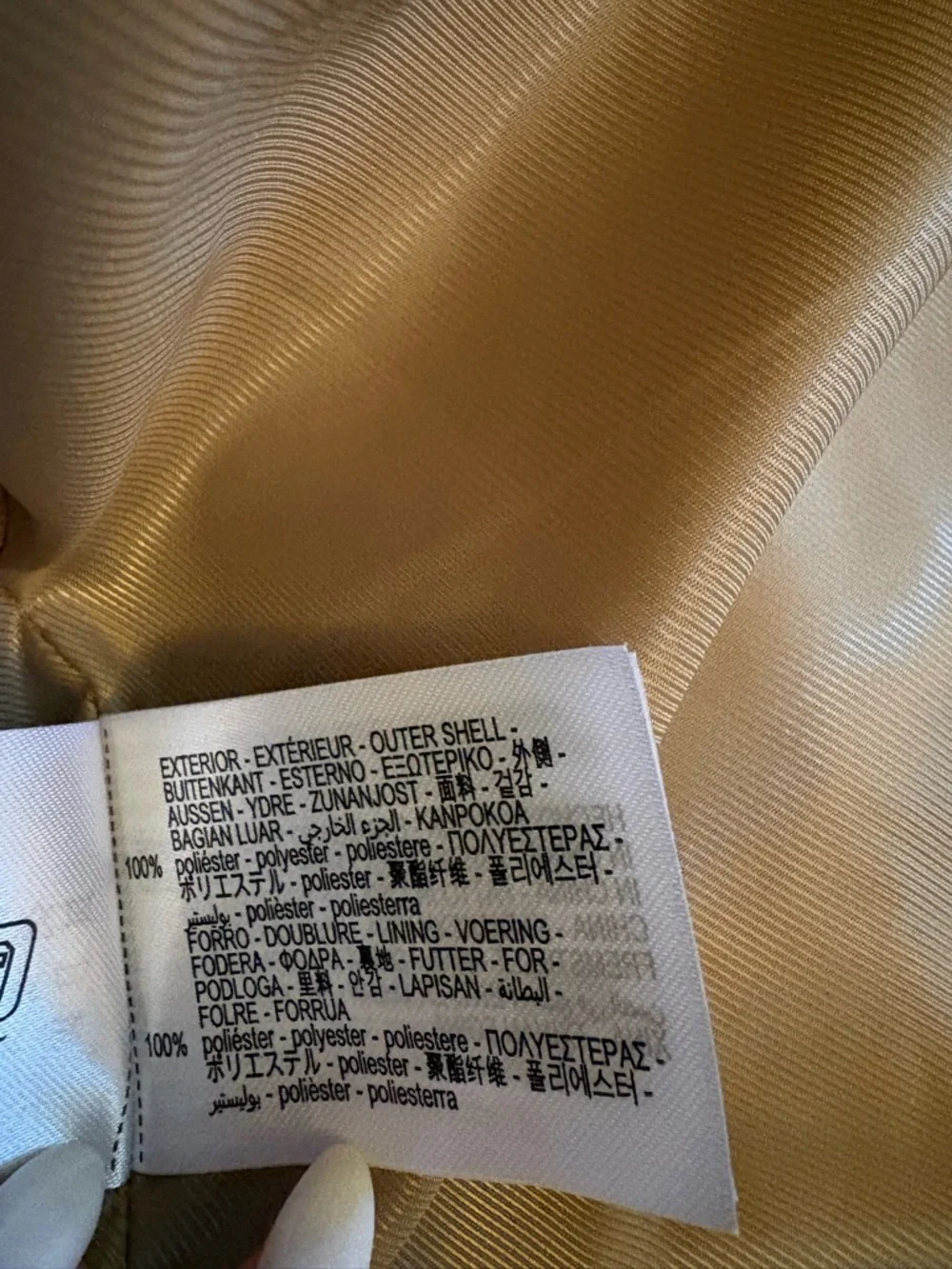 Zara Faux Fur Hooded Jacket in Tan - Picture 4 of 4